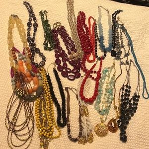 Colorful Beaded Necklace Bundle!